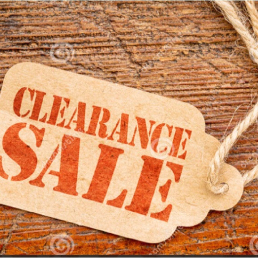 Closet Closing Clearance